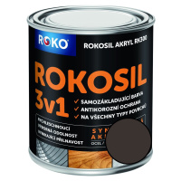 Barva samozákladující Rokosil akryl 3v1 RK 300 2880 hnědá tmavá, 0,6 l