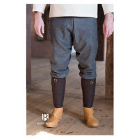 Vlněné kalhoty Thorsberg - šedé, velikost XL