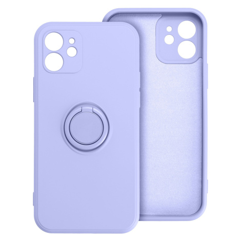 Zadní kryt SILICONE RING Case pro Apple iPhone 7 / 8 / SE 2020 / SE 2022, fialová