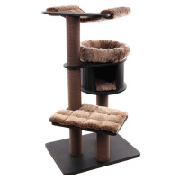 Flamingo Škrabací strom Raisa 2 Brown & Grey | Škrabadlo pro kočky