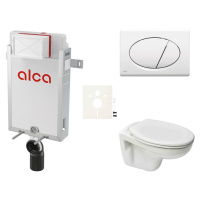Cenově zvýhodněný závěsný WC set Alca k zazdění + WC S-Line S-line Pro SIKOAP1