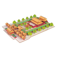 Woodcraft Dřevěné 3D puzzle Konfuciův chrám