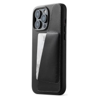 Kryt Mujjo Full Leather Wallet Case for iPhone 14 Pro Max - Black