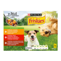 Friskies výběr mokrého krmiva pro psy v želé 12 x 100 g