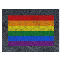 Fotografie Rainbow drawn LGBT pride flag, mirsad sarajlic, 40x30 cm
