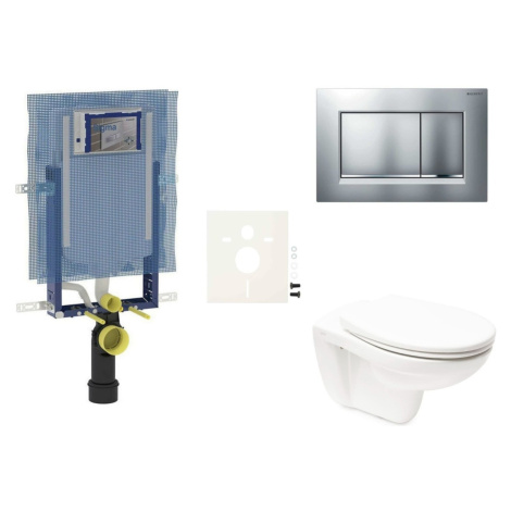 Cenově zvýhodněný závěsný WC set Geberit do lehkých stěn / předstěnová montáž+ WC Vitra Normus S