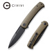 Civivi Caetus C21025C-3 Green Burlap Micarta