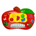 mamido Dětský interaktivní klavír s mikrofonem červené jablko