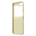 Zadní kryt Guess PC/TPU Glitter Flakes Metal Logo pro Samsung Galaxy Z Flip5, zlatá
