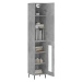 vidaXL Skříň highboard betonově šedá 34,5x34x180 cm kompozitní dřevo