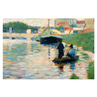 Obrazová reprodukce View of the Seine, George Seurat, 40 × 26.7 cm