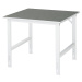 RAU Pracovní stůl, výškově přestavitelný, výška 760 - 1080 mm, deska z linolea, š x h 1000 x 100