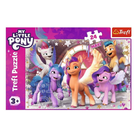 Trefl Puzzle 24 Maxi - Veselý den Poníků / Hasbro, My Little Pony