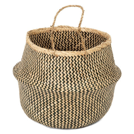 Úložný košík z mořské trávy Compactor Zic Zac, ⌀ 45 cm