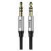 Kabel Baseus Yiven Audio Cable Cable 3.5 male Audio M30 1.5M Silver+ Black (6953156257207)