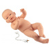 Llorens 45001 NEW BORN CHLAPEČEK - realistická panenka miminko bílé rasy s celovinylovým tělem -