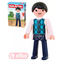 EFKO IGRÁČEK Tatínek figurka 7,5cm rodina v krabičce STAVEBNICE