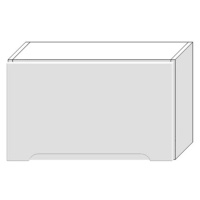 Kuchyňská skříňka Zoya W60okgr bílý puntík/bílá