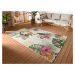 Hanse Home Collection koberce Kusový koberec Flair 105608 Tropical Dream Creme Multicolored – na