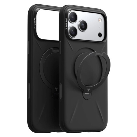 Torras Ostand Q3 Silicone MagSafe kryt iPhone 17 Pro obsidian black