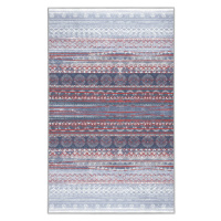 Fialovo-šedý pratelný koberec 80x150 cm Vintage Stripe – Mila Home