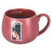 Růžový vánoční porcelánový hrnek 400 ml Pink Xmas - VDE Tivoli 1996