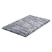 LineaDue PUNTO - Koupelnová předložka stříbrná šedá Rozměr: 60x100 cm