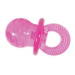 Hračka pes dudlík TPR pop pacifier 7cm růžová Zolux