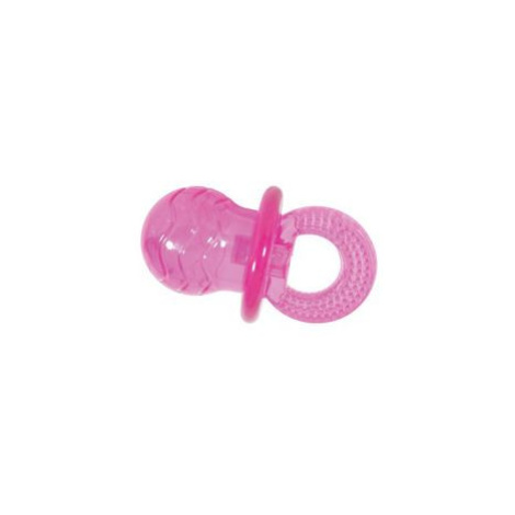 Hračka pes dudlík TPR pop pacifier 7cm růžová Zolux