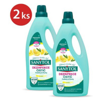 SANYTOL dezinfekce univerzální čistič Citrus 2× 1 l