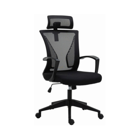 Kancelářská židle Laura, černá látka Asko