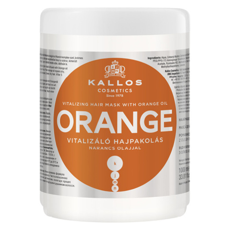 Kalos kjmn ORANGE - vyživující hydratační maska na vlasy 1000 ml