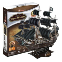 CubicFun 3D puzzle Pirátská loď Queen Anne´s Revenge 155 ks