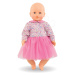 Oblečení Dress Long Sleeves Pink Mon Grand Poupon Corolle pro 42cm panenku od 24 měs