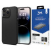 Pouzdro Case pro Iphone 14 Pro Spigen Liquid Air+ Sklo 3MK