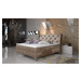 Artelta Manželská postel ADEL Boxspring | 140 x 200 cm barevné provedení: Sawana 05