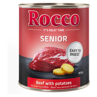 Rocco Senior 6 x 800 g - hovězí s bramborami