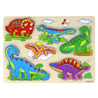 mamido  Dřevěné 3D puzzle Dinosauři 11 dílků