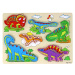 mamido  Dřevěné 3D puzzle Dinosauři 11 dílků