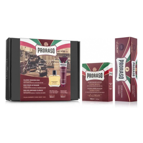 Proraso Red voda po holení 100 ml + krém na holení 150 ml dárková sada