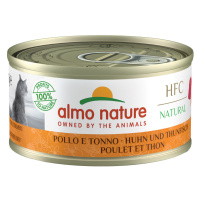 Almo Nature HFC Natural 12 x 70 g výhodné balení - kuře a tuňák