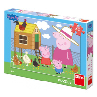 Dino Peppa pig: slepičky 24 dílků