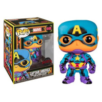 Funko POP! Marvel Black Light - Captain America