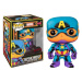 Funko POP! Marvel Black Light - Captain America