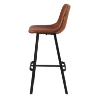 Barová židle OREGON hnědá/černá