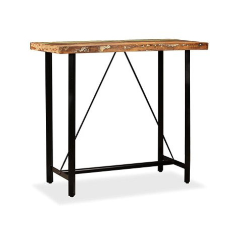 Barový stůl masivní recyklované dřevo 120x60x107 cm SHUMEE