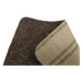 AKCE: 55x340 cm Metrážový koberec New Techno 3517 hnědé, zátěžový - Bez obšití cm