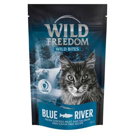 Wild Freedom Snack - Wild Bites 80 g (bezobilná receptura) - Blue River - kuřecí a losos
