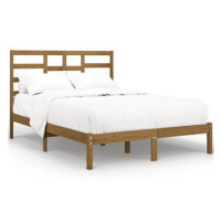 Rám postele medově hnědý masivní dřevo 120 × 200 cm, 3105793
