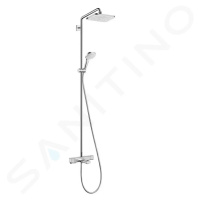 HANSGROHE Croma Sprchový set s vanovým termostatem, 28x17 cm, 3 proudy, chrom 27687000